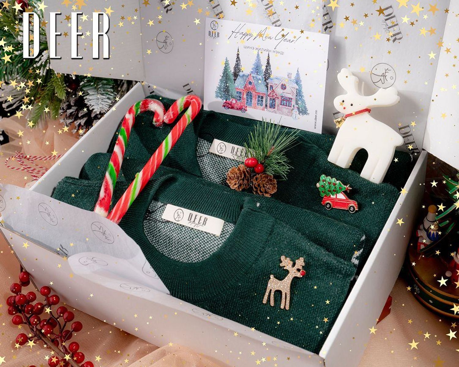 Хос цамцтай бэлгийн багц