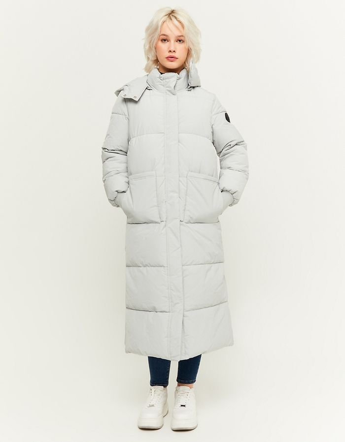 Long Heavy Padded Winter Jacket