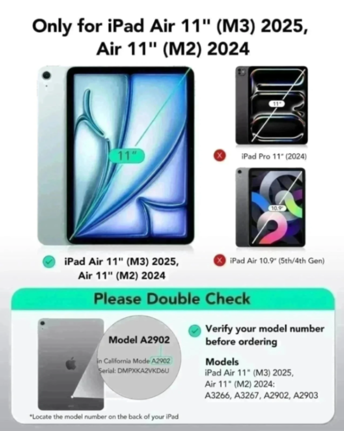  iPad Air 11” 2024/ 2025 UltraFit Armorite дэлгэц хамгаалагч (2 ширхэгтэй)