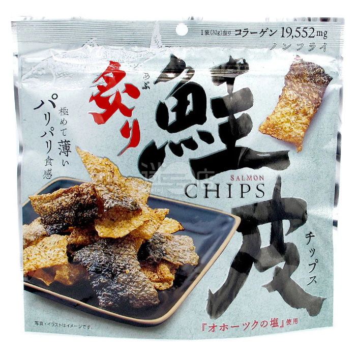 Шарсан салмон чипс/Roasted Salmon Skin Chips 32g