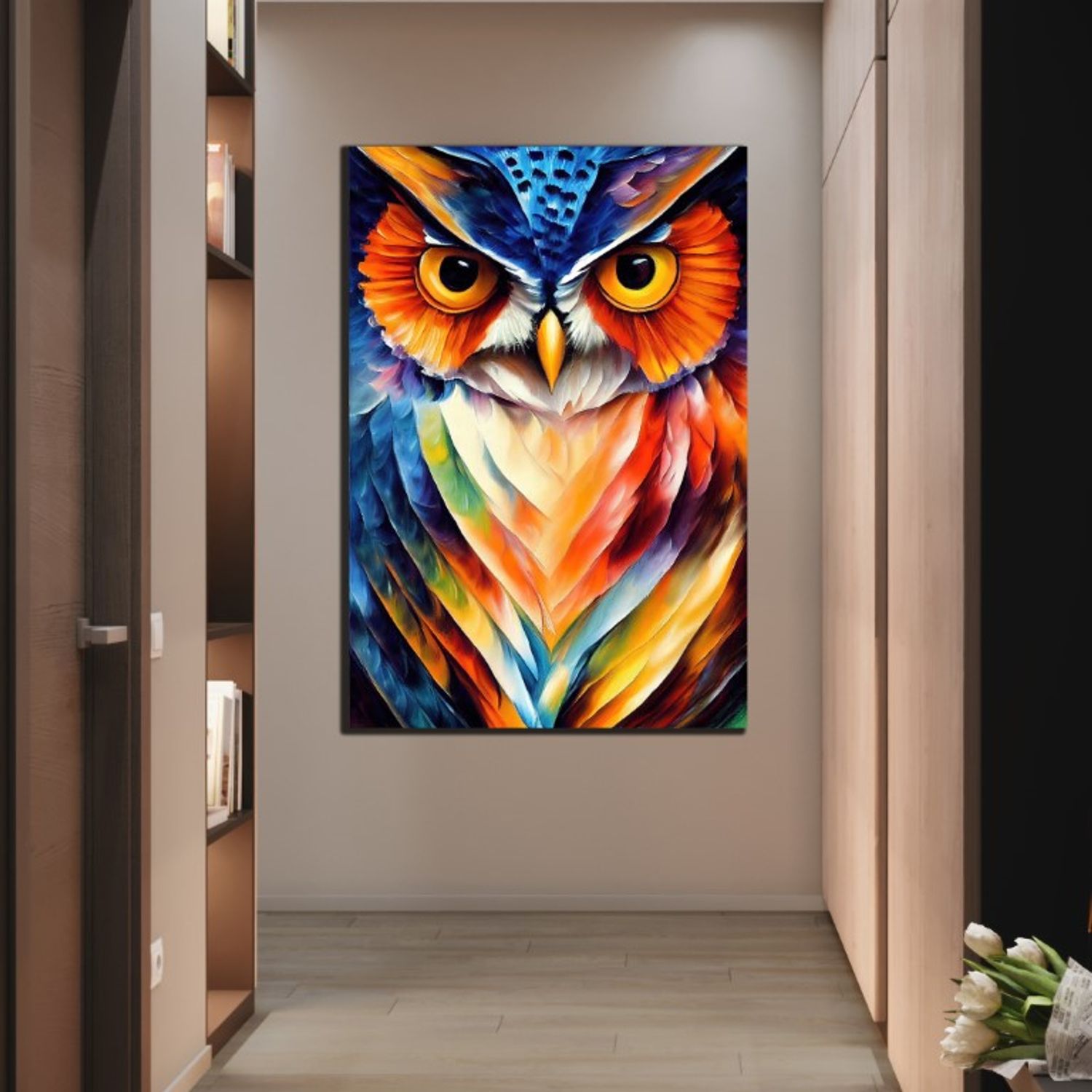 Өнгөлөг шар шувуу зурмал