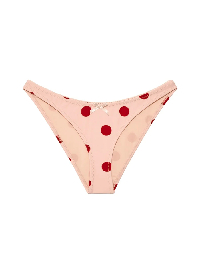 BLUSH HIGH CUT BIKINI BOTTOM - RASPBERRY PIE