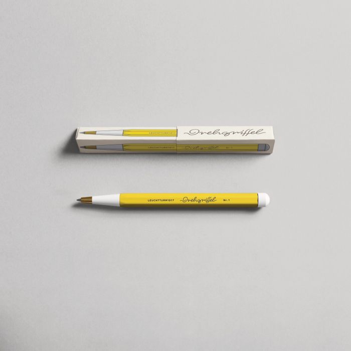 Lemon, Drehgriffel Nr. 1, with black gel refill