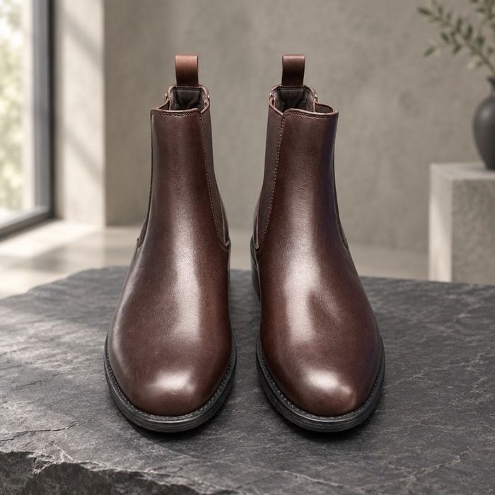 Stonefly brown leather upper