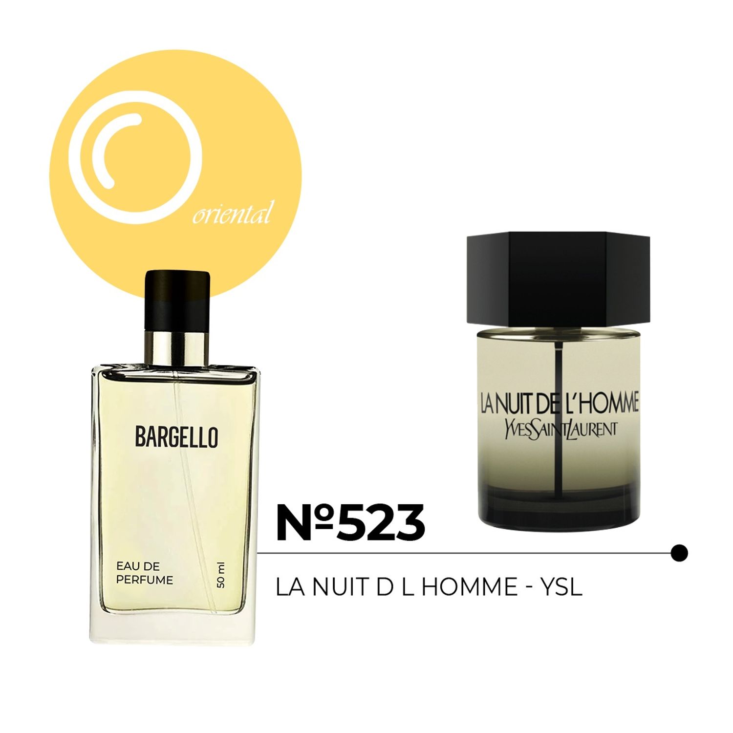 №523  for man 50 ml /YSL - LA NUIT DL HOMME/
