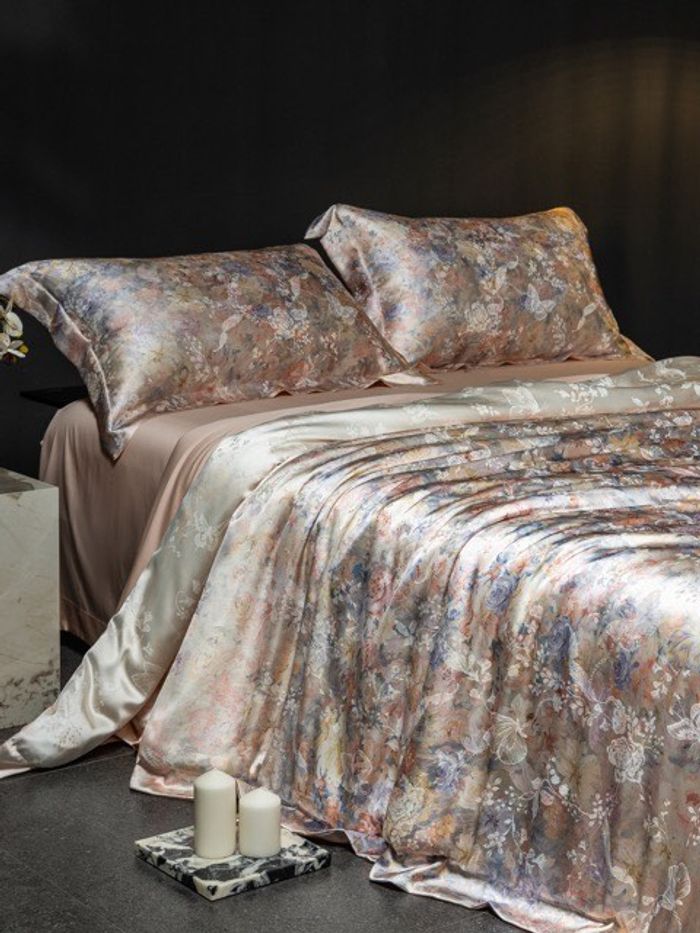 Luxury Silk Tencel 200:230 -Rose gold