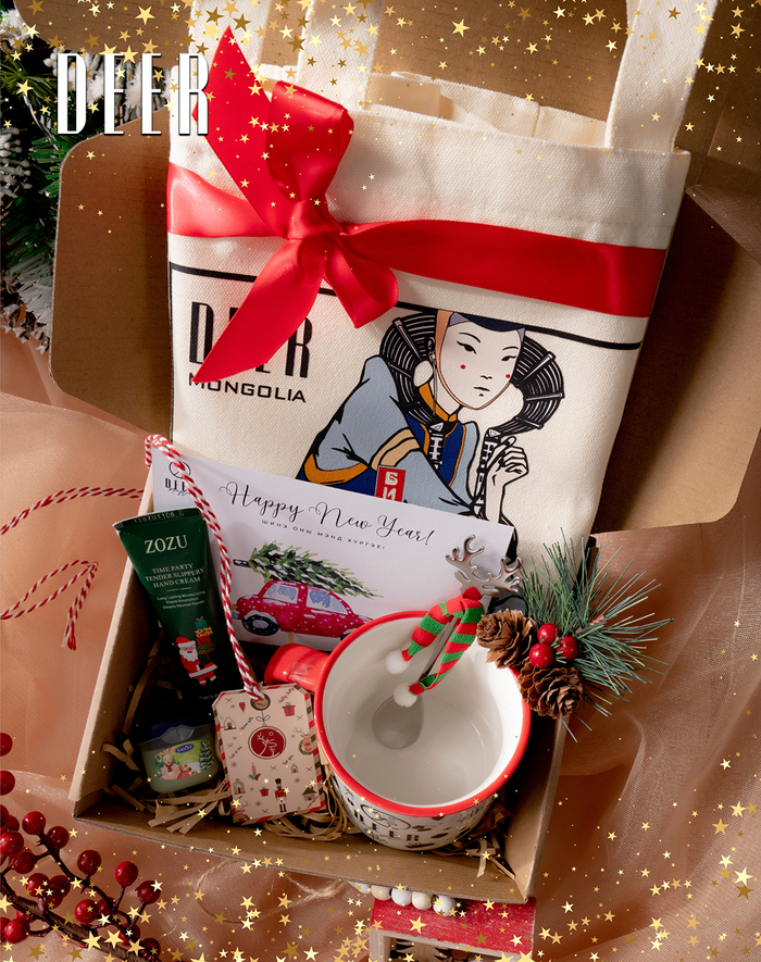 Цүнхтэй бэлгийн багц /аягатай/