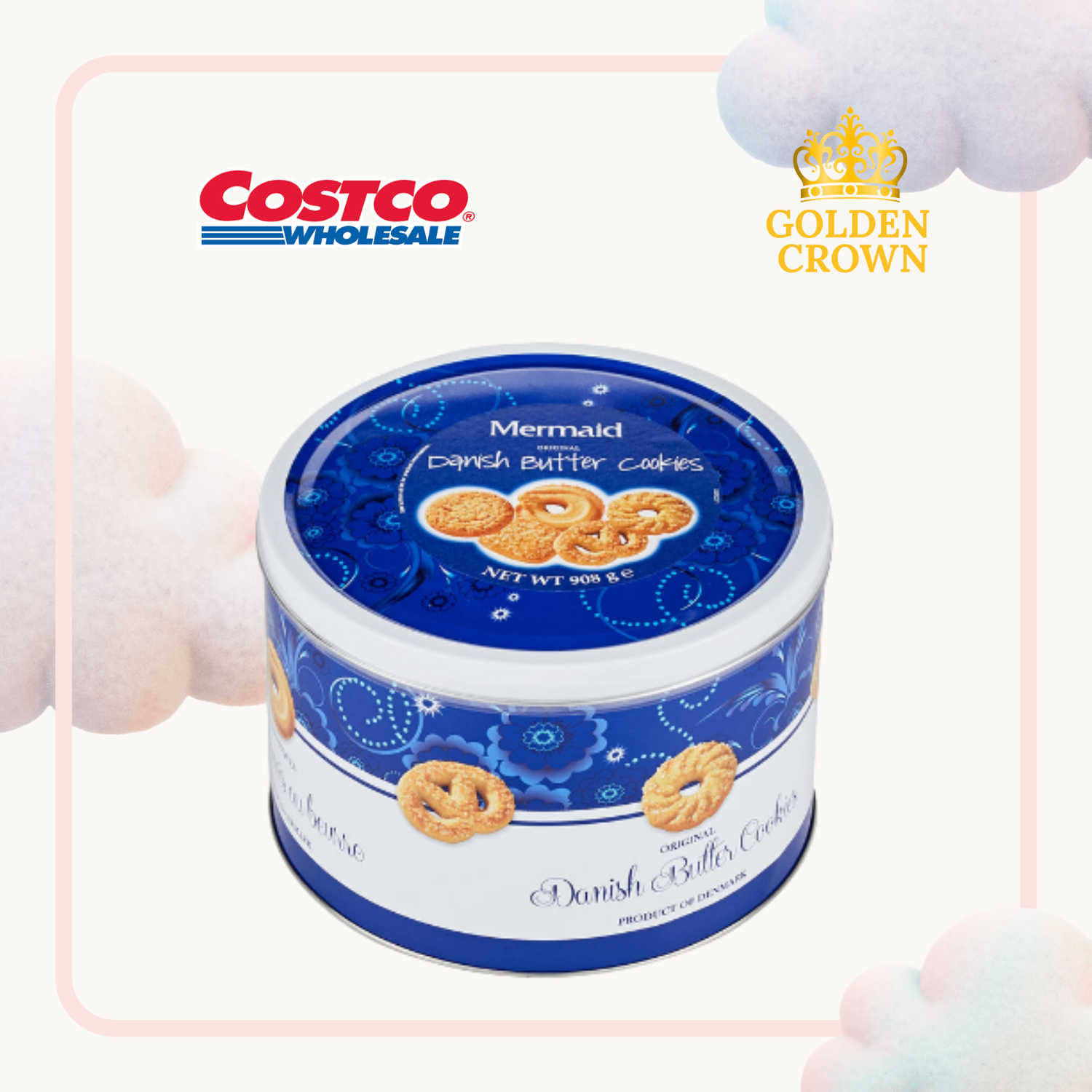 Mermaid butter cookie 908гр