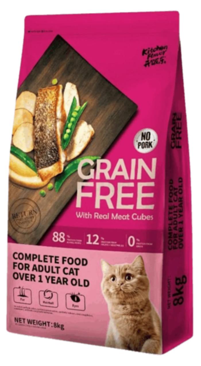KitchenFlavor Grain Free Complete Food for Adult Cat 