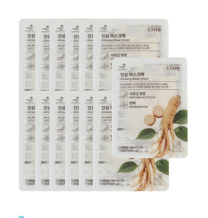 ALL NATURAL GINSENG MASK SHEET 