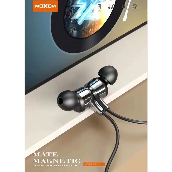 Moxom WL51 Утасгүй, Хүзүүнд Зүүдэг Спорт Чихэвч