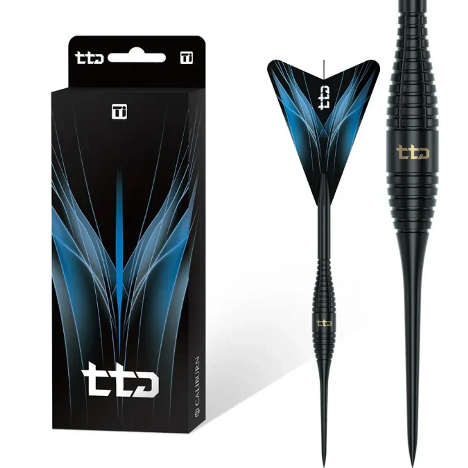 CALIBURN TTD Darts - Complete Titanium Dart - T2 - Black