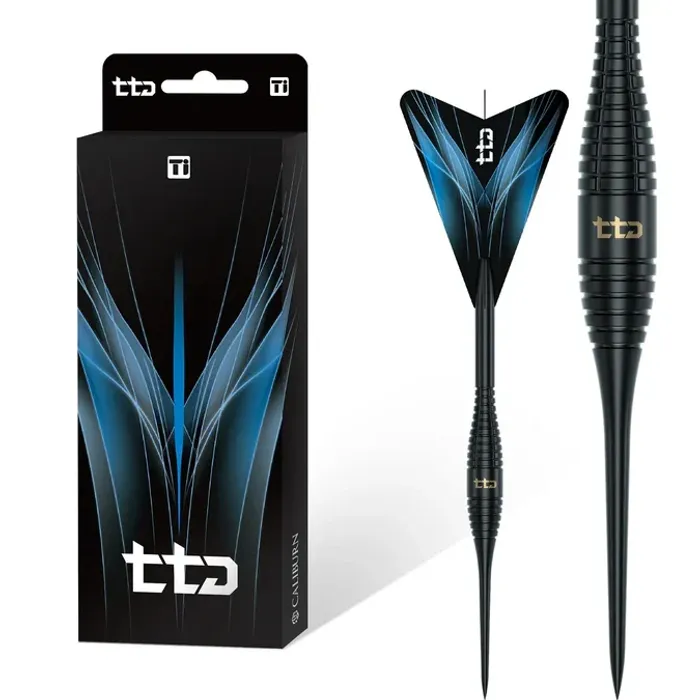 CALIBURN TTD Darts - Complete Titanium Dart - T2 - Black