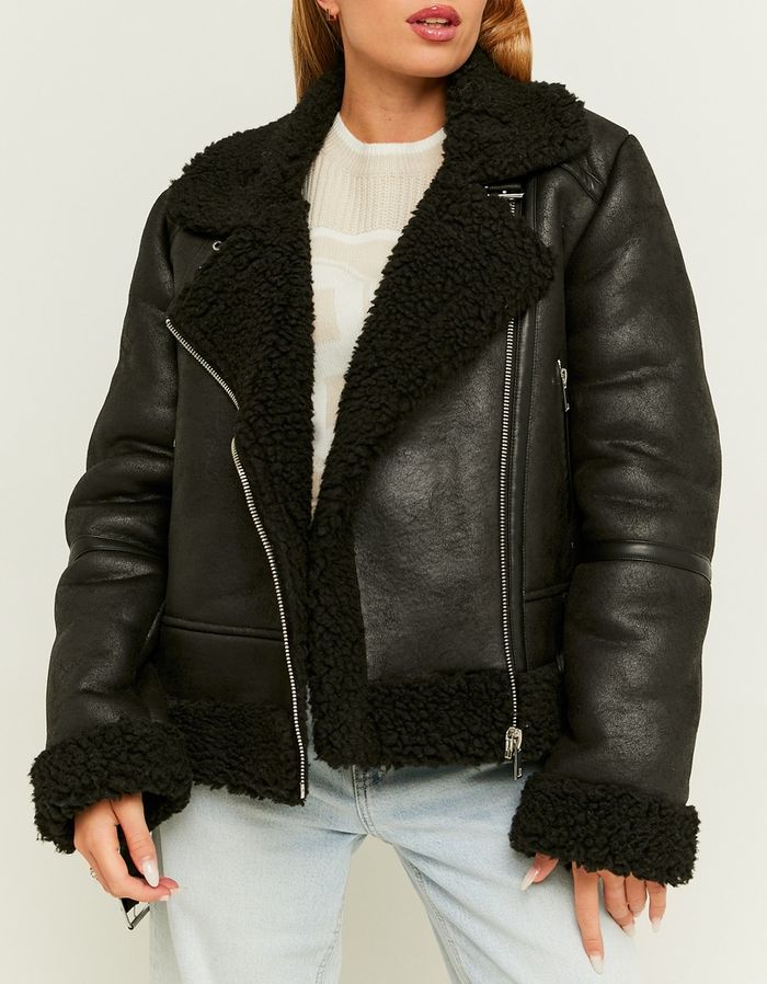 Black Aviator Jacket