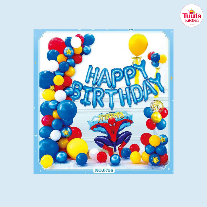 Spiderman төрсөн өдрийн шаарны сэт