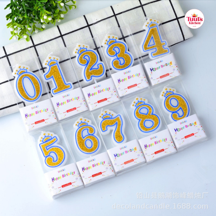 Титэмтэй цэнхэр тоо лаа