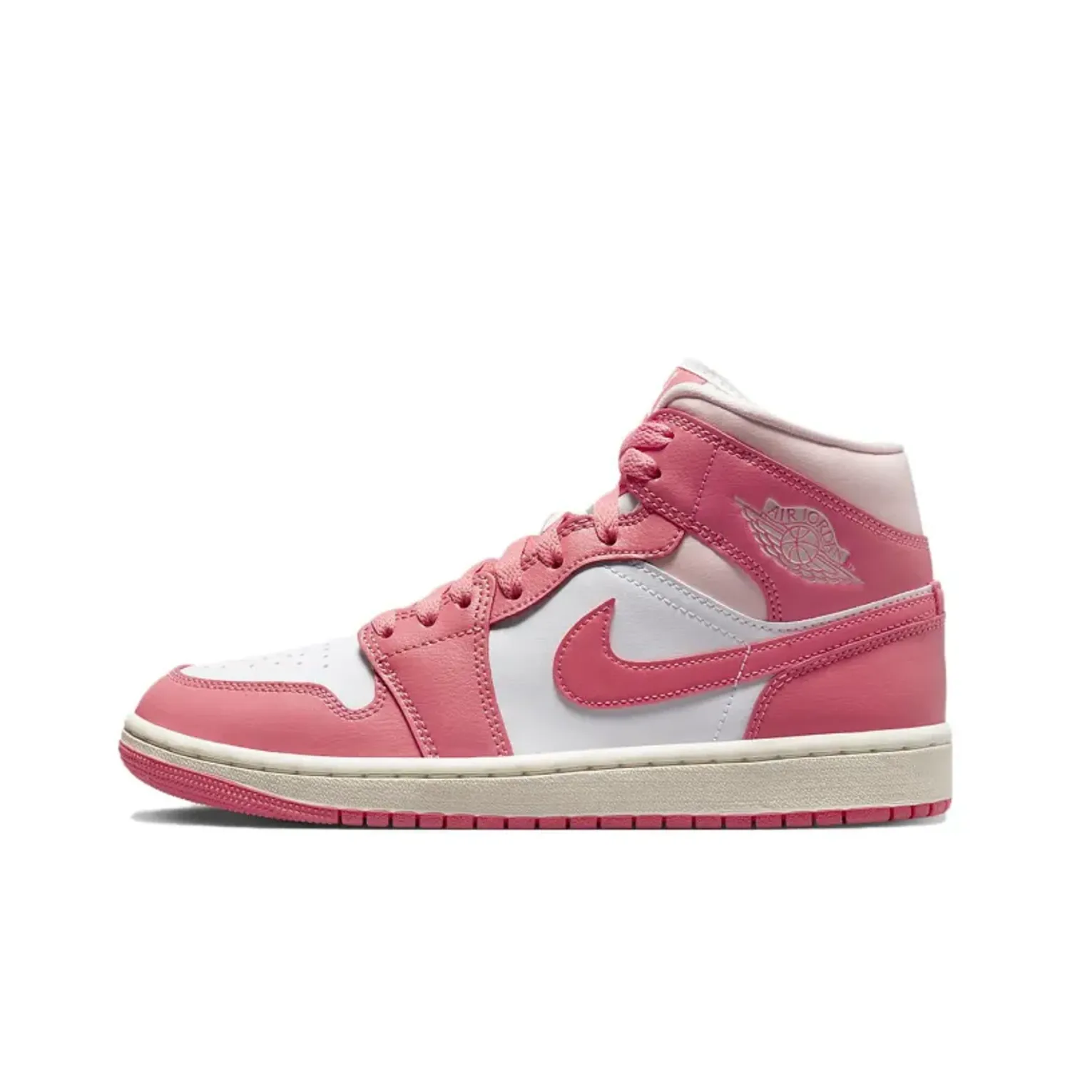 Jordan 1 Mid Strawberries And Cream 