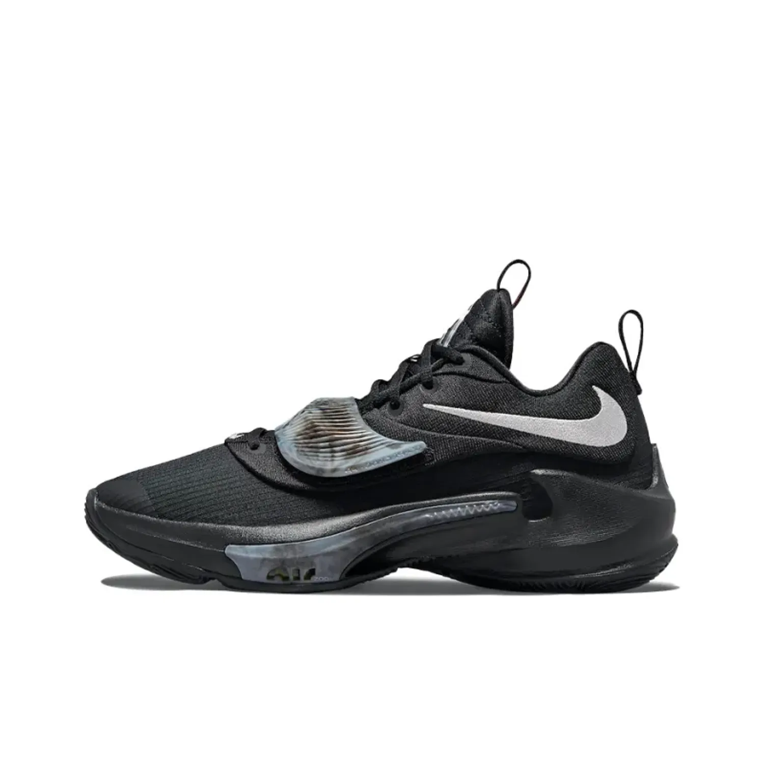 Nike Freak 3 Basketball Shoes Men Low-Top Black/Gray Blue