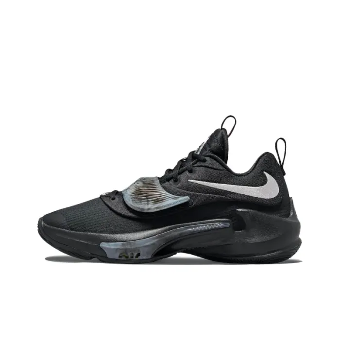 Nike Freak 3 Basketball Shoes Men Low-Top Black/Gray Blue