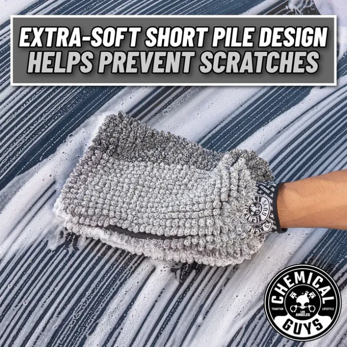 Gray Short Noodles Mitt