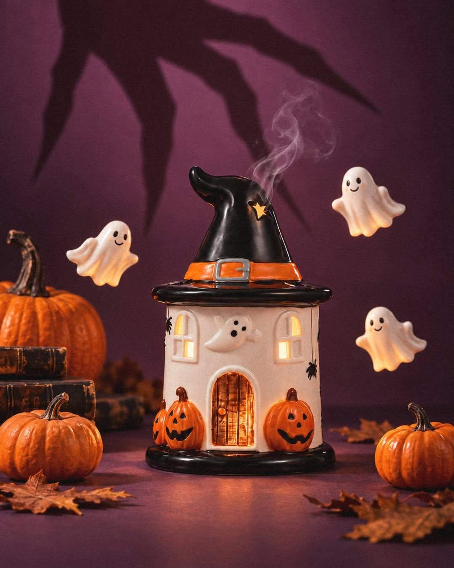 HALLOWEEN PUMPKIN HOUSE HOLDER