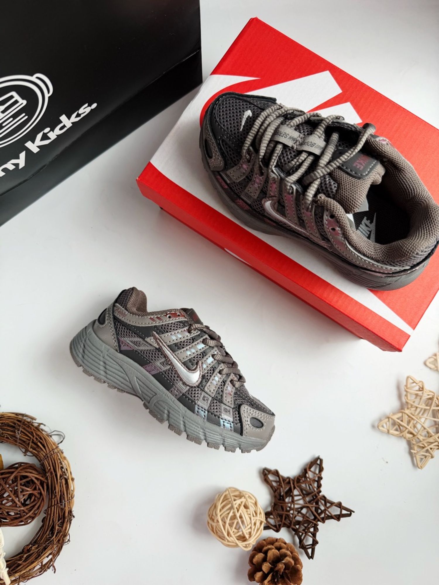 Nike P-6000 Taupe Dark Grey