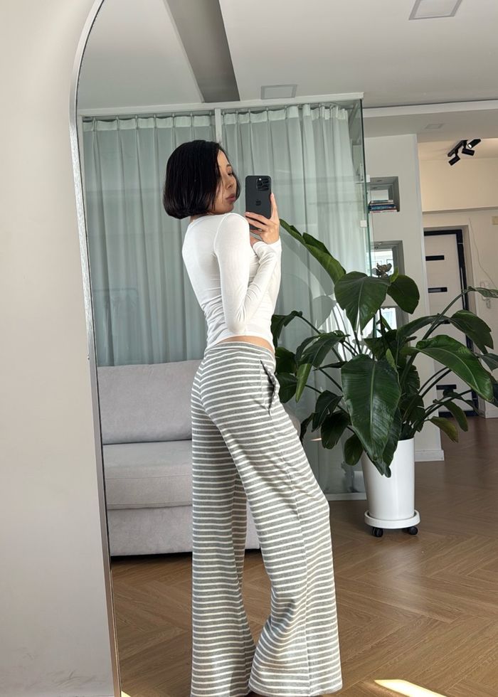 Retro Low-Waisted Trousers