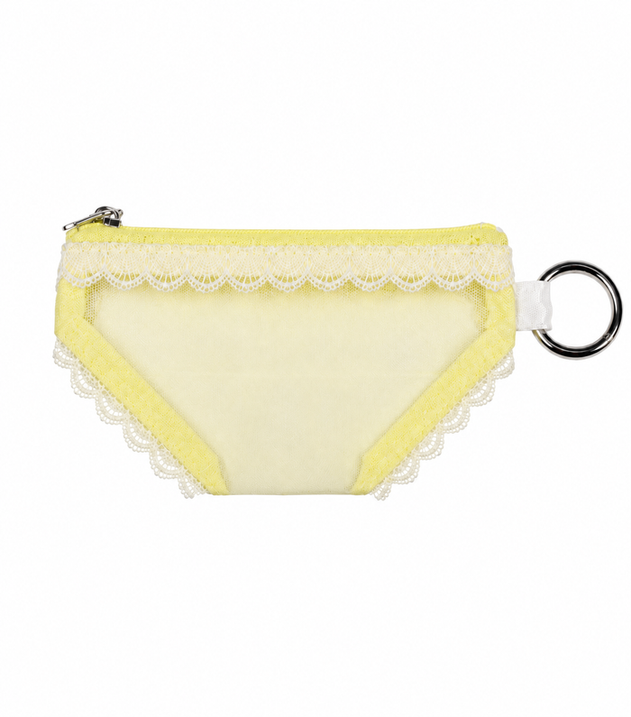 Scalloped Lace Zip Pouch