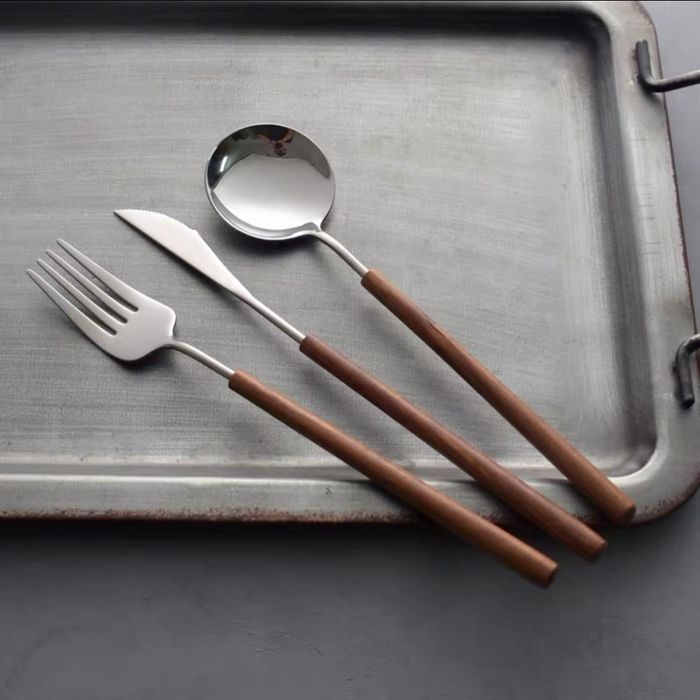 Модон бариултай халбага сэрээ 