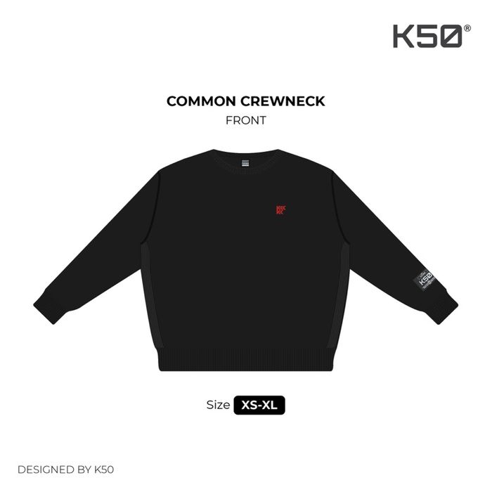 Common Crewneck / Black (Nifty design)