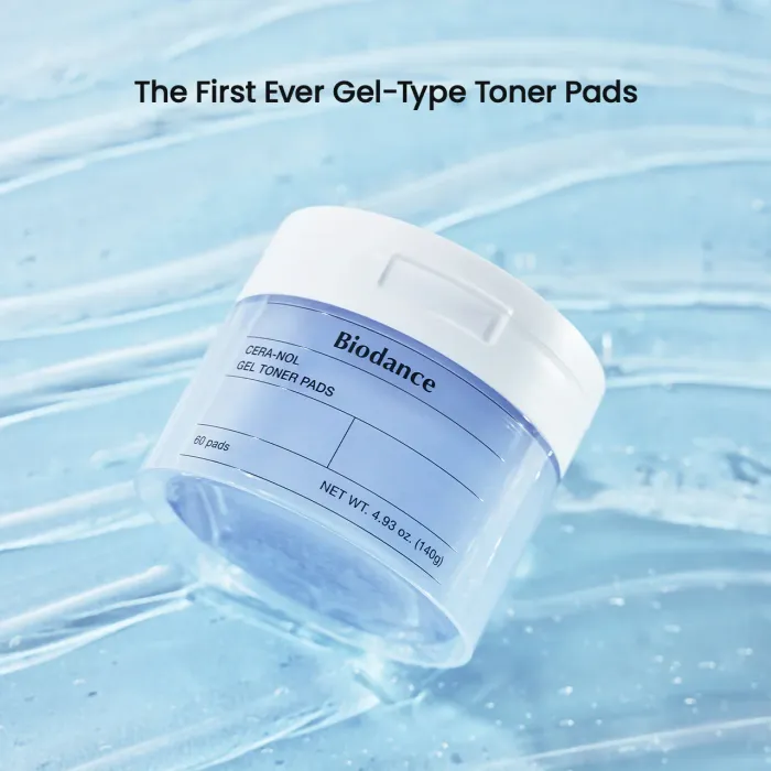 Biodance cera-nol gel toner pads 60pcs