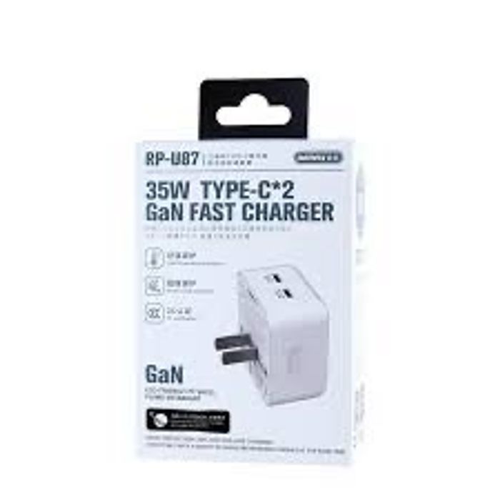 remax 35w type-c*2 fast charger
