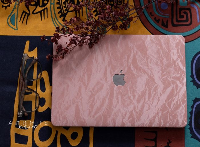 MacBook case Suede stone Pink
