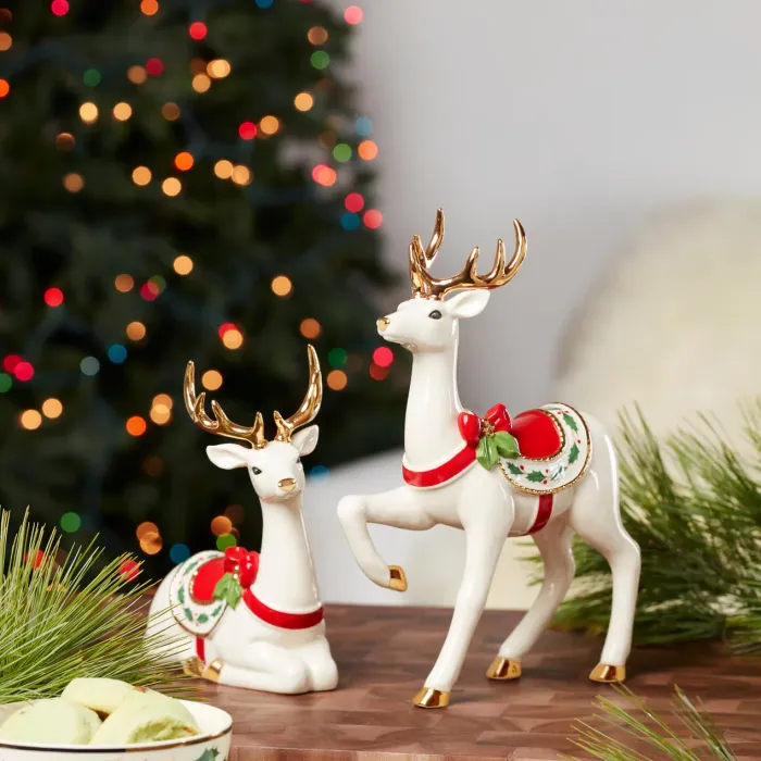 Laying Reindeer Figurine