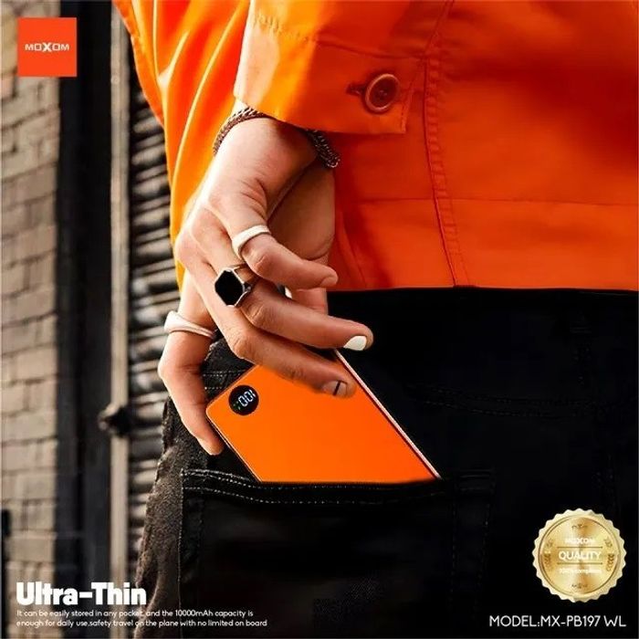 Moxom PB197 Утасгүй Цэнэглэх Соронзон Power Bank (10000 mAh)