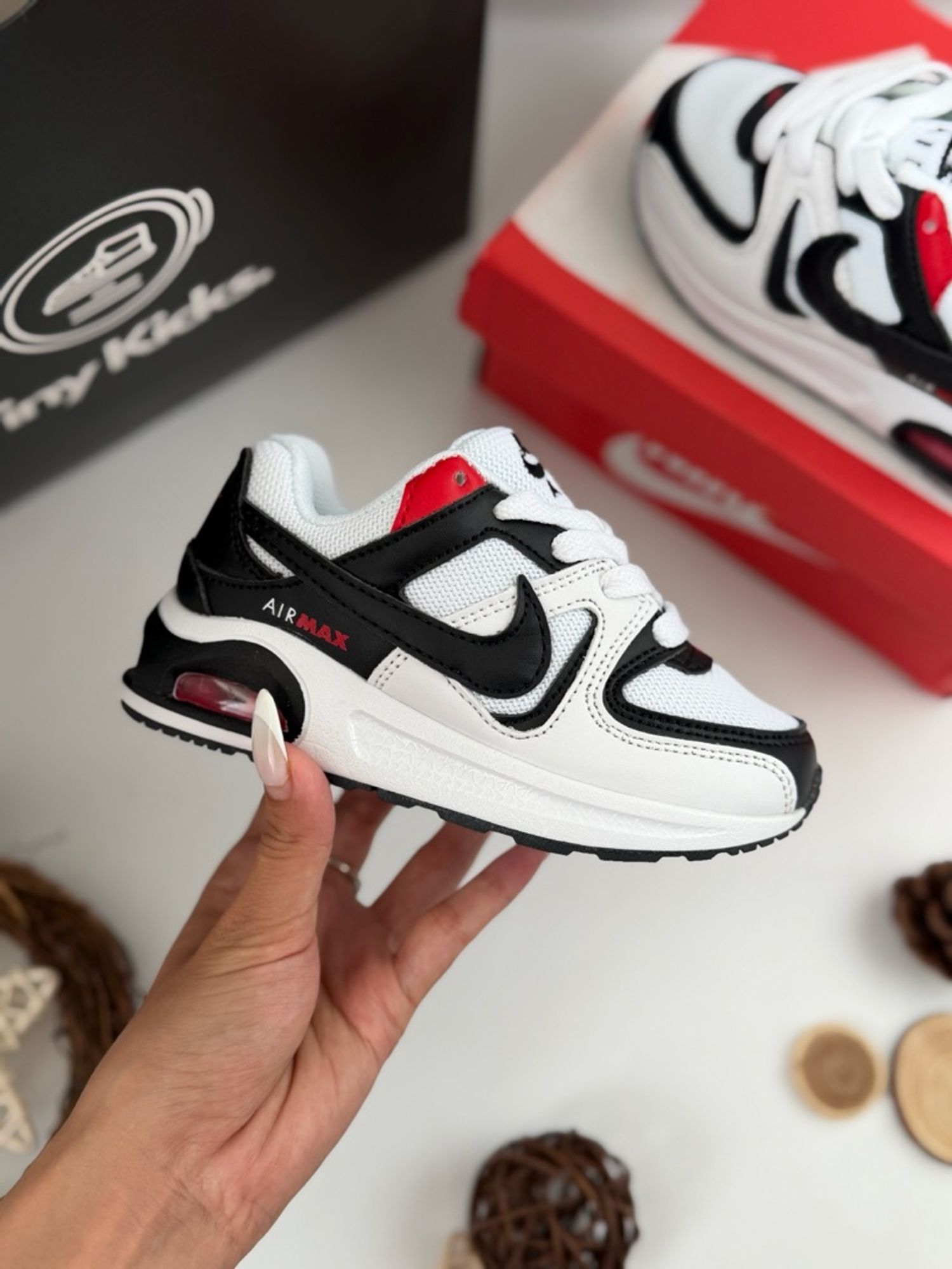 Air Max Collerate Black Red Whit