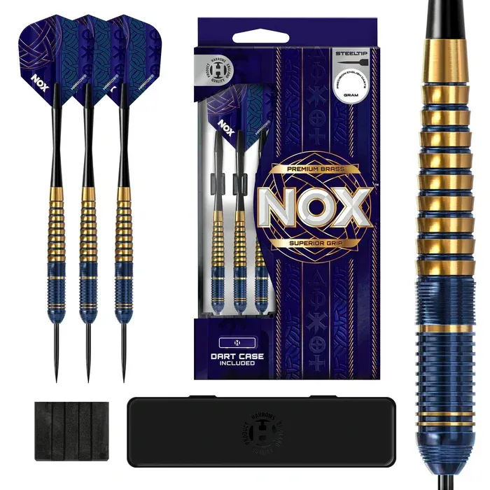 HARROWS Nox Steel Tip Darts Brass