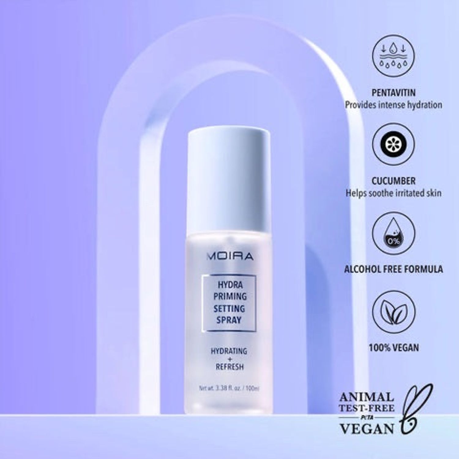 Moira hydra priming setting spray