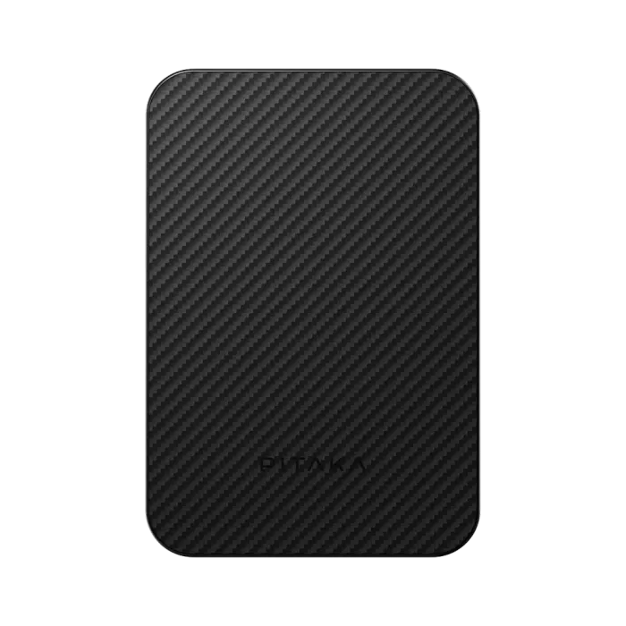 10000 mAH Aramid Fiber Magnetic Power Bank Black 