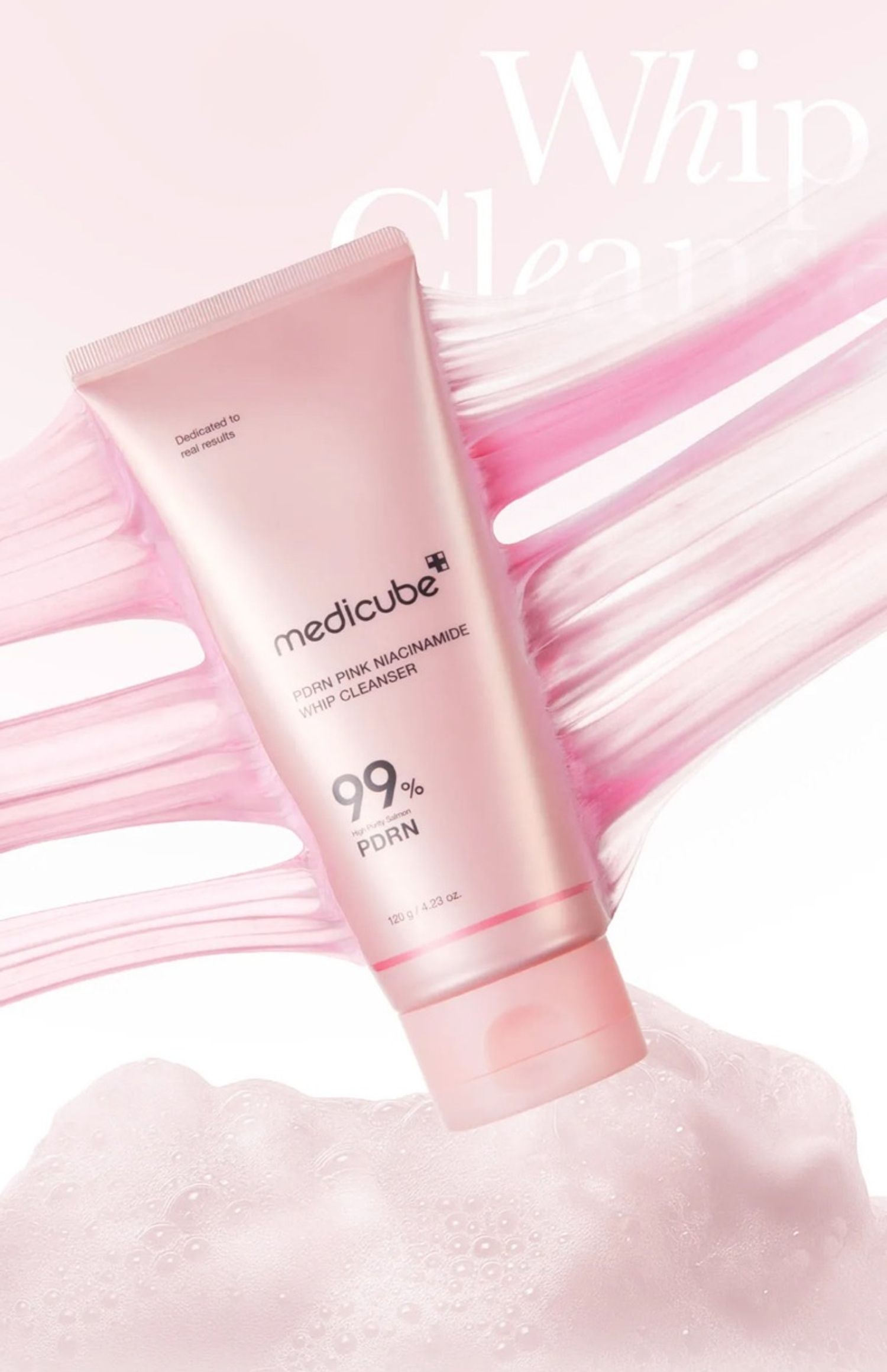 MEDICUBE PDRN PINK NIACINAMIDE WHIP CLEANSER 120g