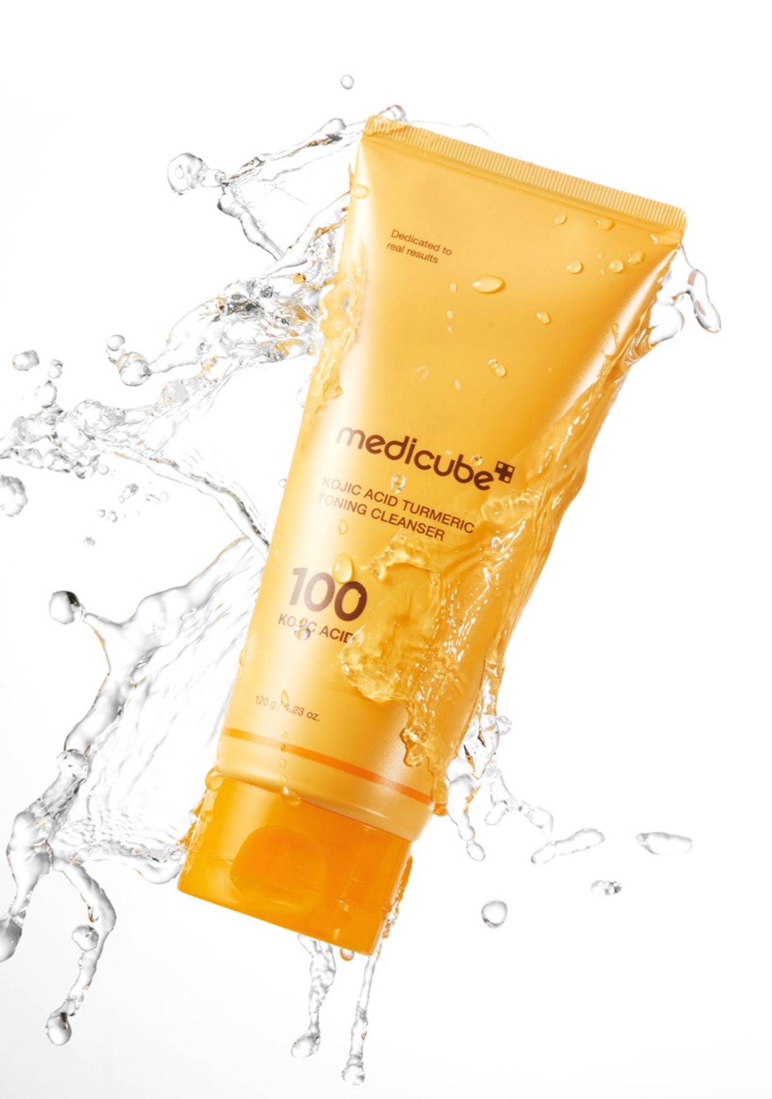 MEDICUBE KOJIC ACID TURMERIC TONING CLEANSER 