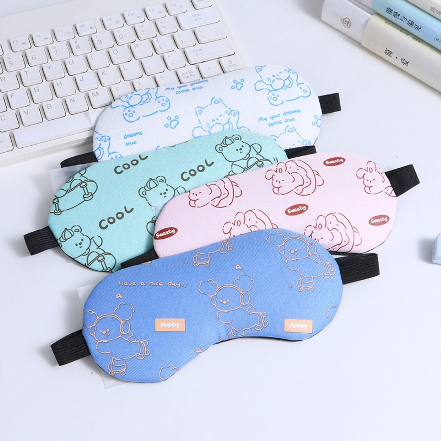 Stylish Full Printed Cute Pet Creative Eye Mask