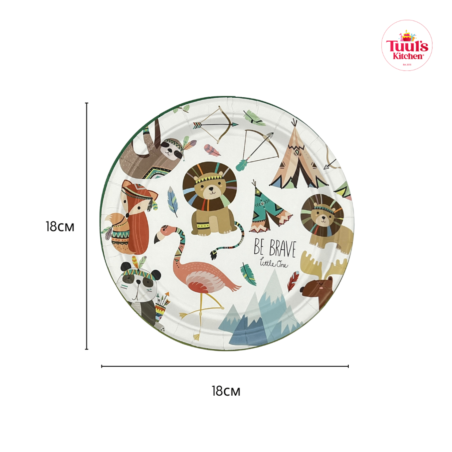 Be brave арслантай таваг 18cm