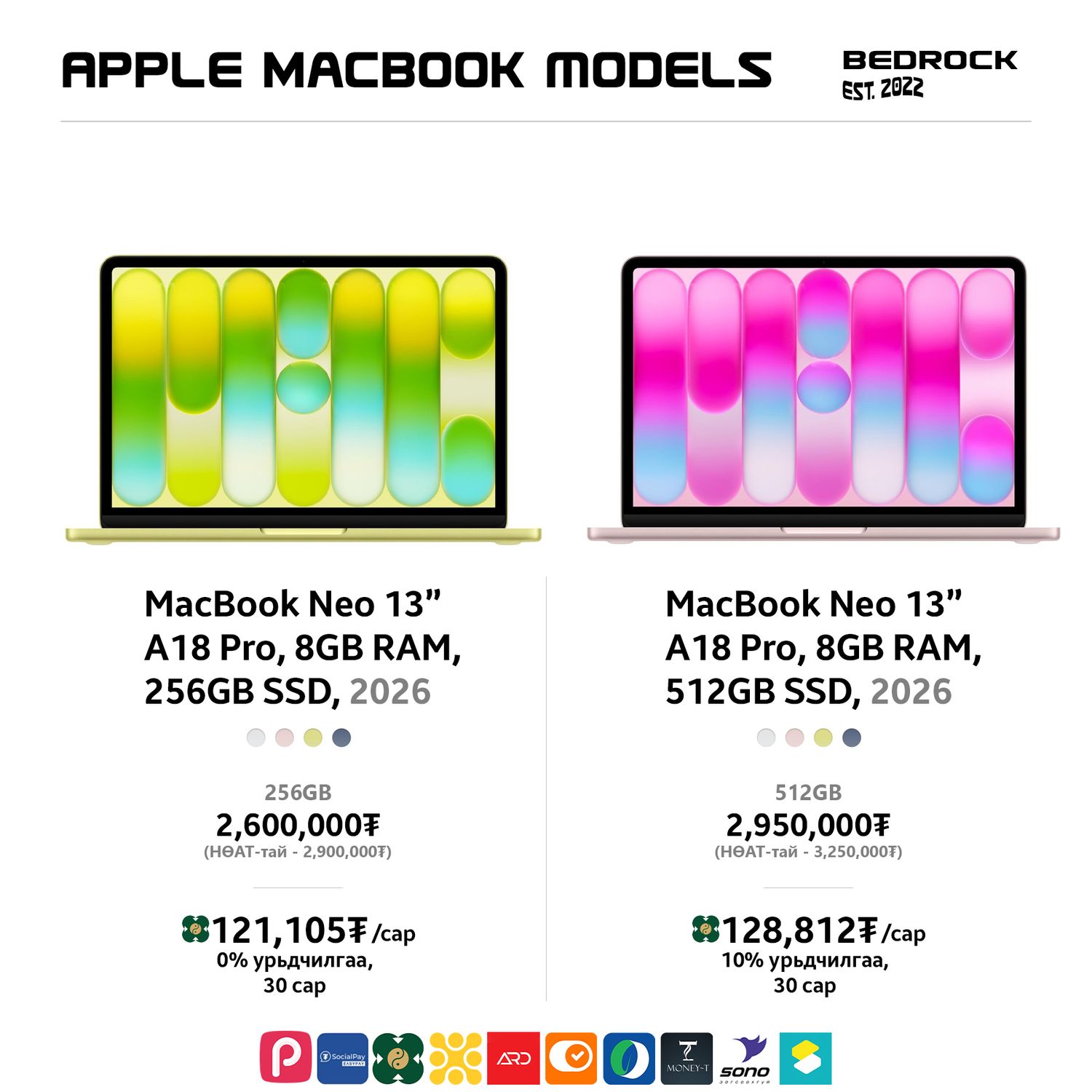 MacBook Neo A18 Pro 13" LL/A