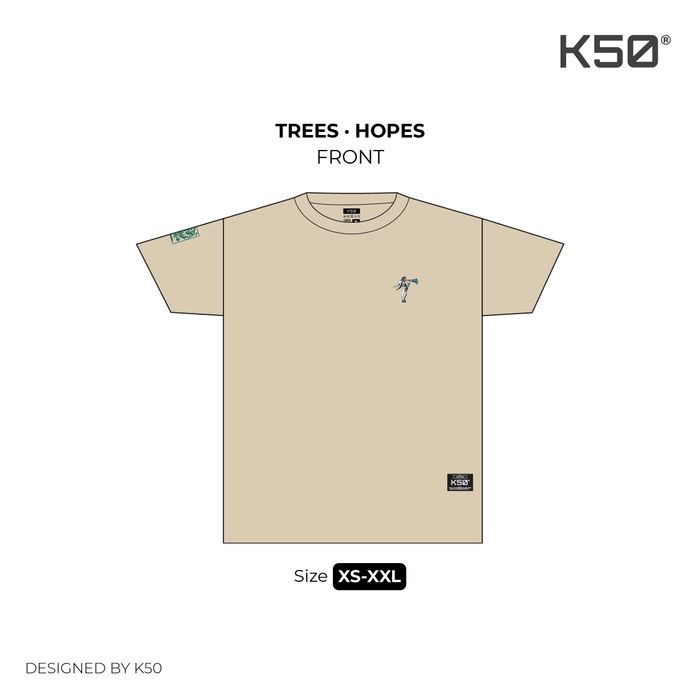 Trees & Hopes T-Shirt / FW25 Sand
