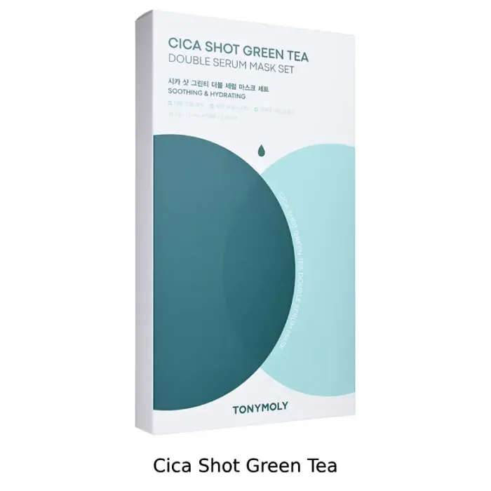 Cica Shot Green Tea Double Mask