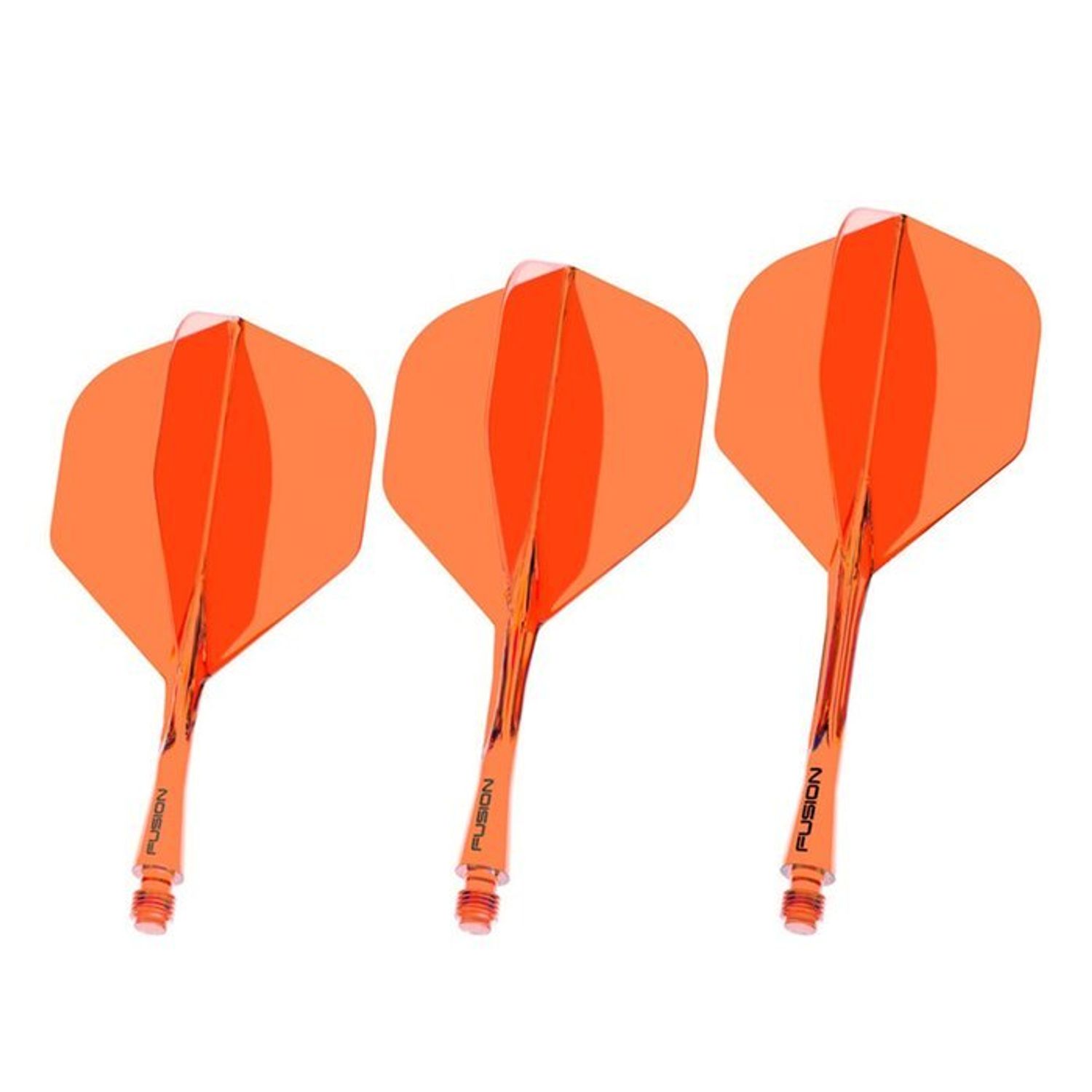 WINMAU Fusion #2 Integrated Flight & Shaft - Neon Orange