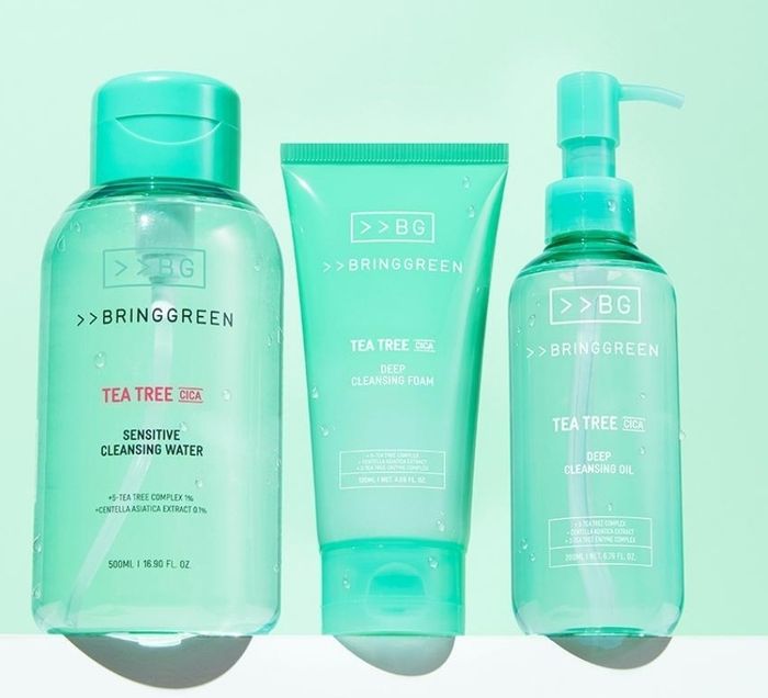 Bring green 🌱🌱 Цайны модны хандтай гүн цэвэрлэгээний сэт