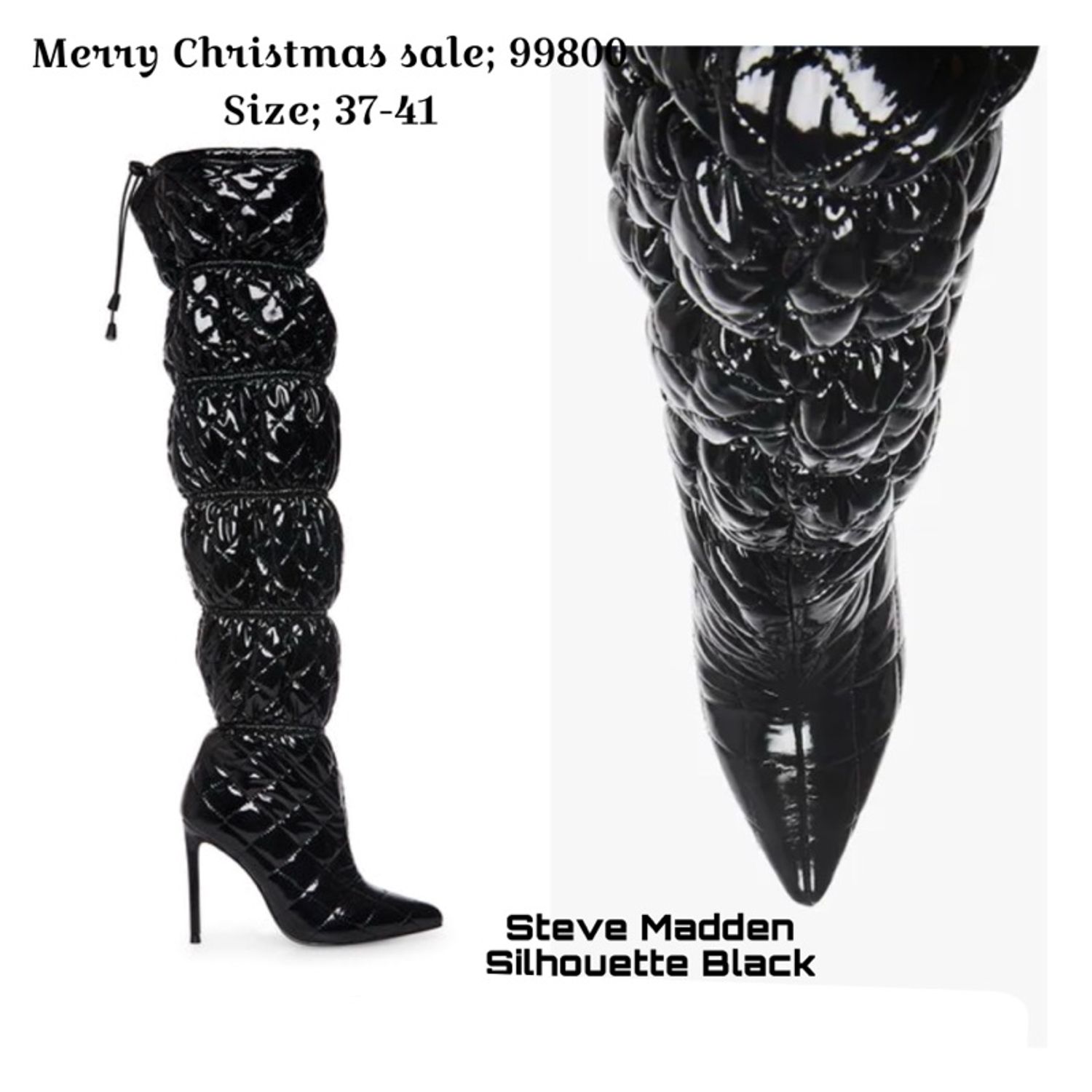 Steve Madden shilhoute black