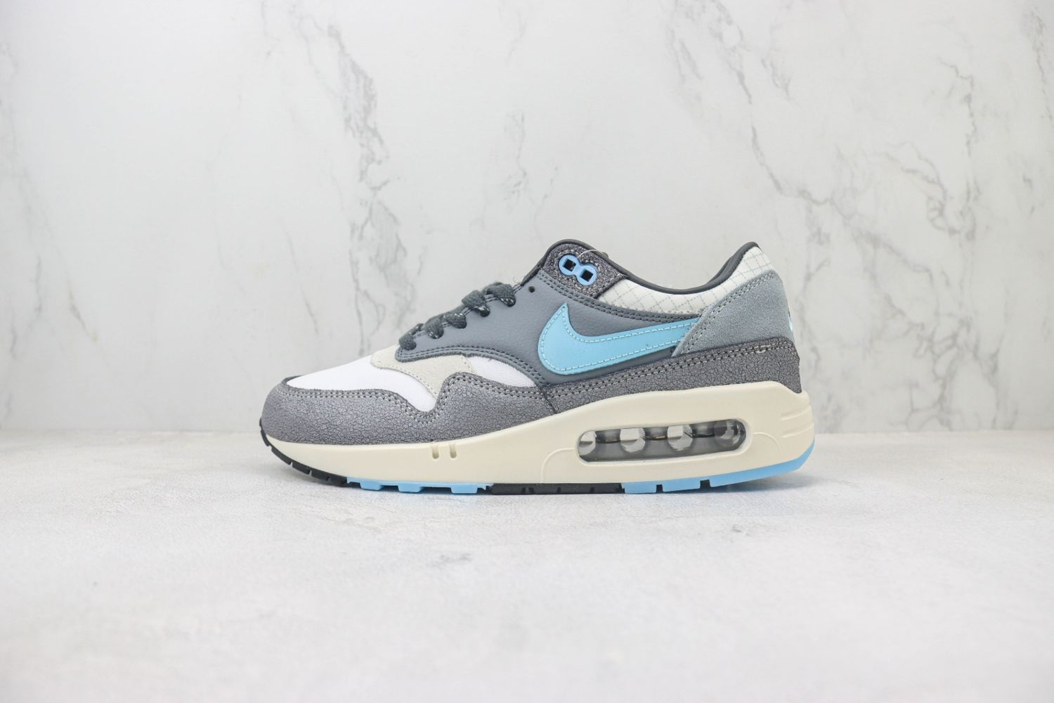 Nike Air Max 1 86 OG Big Bubble Chicago Blue  Chill Cool Grey Wolf Grey 